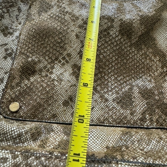 ANTONIO MELANI Large Snake Print Hobo Handbag - Picture 5 of 14